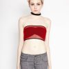 Women * | Trippnyc.Com Women Fishnet Bandeau Red