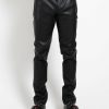 Bottoms * | Trippnyc.Com Men Faux Leather Pant Black