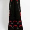 Women * | Trippnyc.Com Skull Zip Off Pant Red Women Black/Red