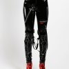 Women * | Trippnyc.Com Vinyl Classic Bondage Pant Black