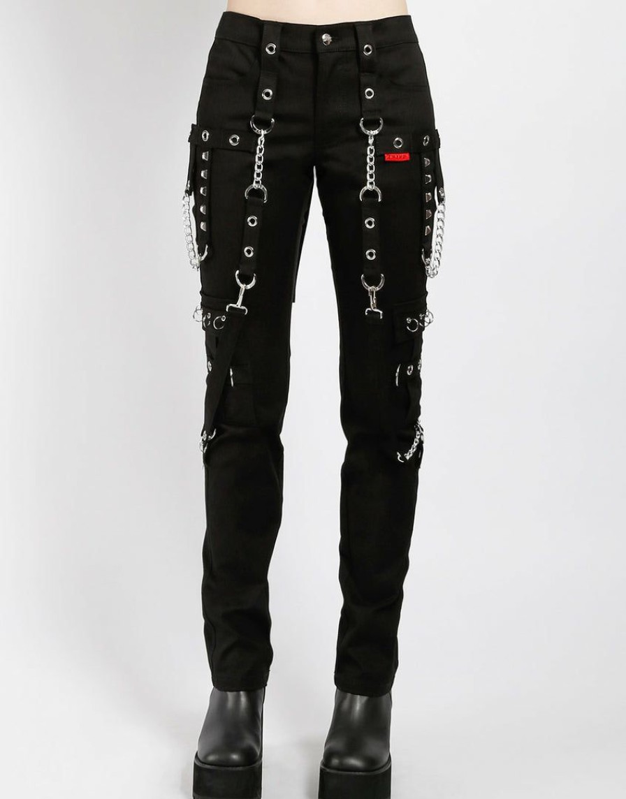 Women * | Trippnyc.Com No Excuse Pant Black Black/Black Stitch