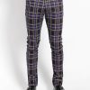 Bottoms * | Trippnyc.Com Rocker Jean Purple Plaid