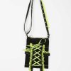 Women * | Trippnyc.Com Lolita Shoulder Bag Lime Women Black/Lime