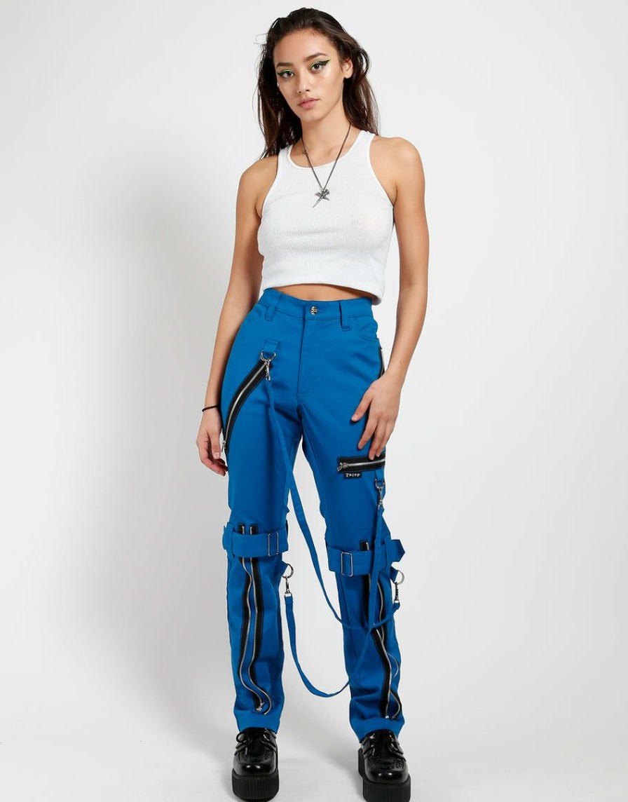 Women * | Trippnyc.Com Bondage Pant Women Turquoise