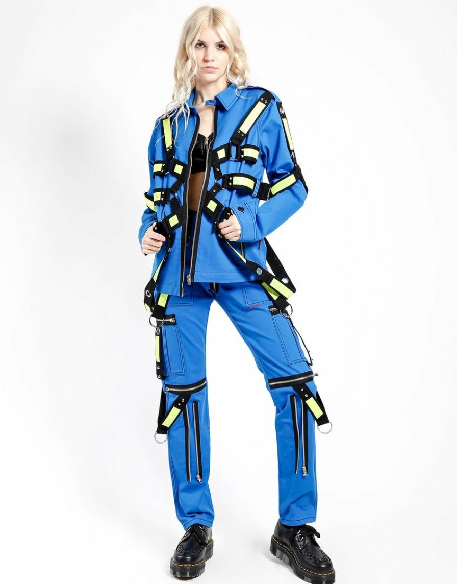 Women * | Trippnyc.Com Electric Jacket Blue