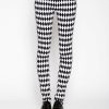 Women * | Trippnyc.Com Women T-Back Jean Harlequin White/Black Harlequin