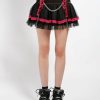 Women * | Trippnyc.Com Lolita Tutu Skirt Pink Women Black/Pink