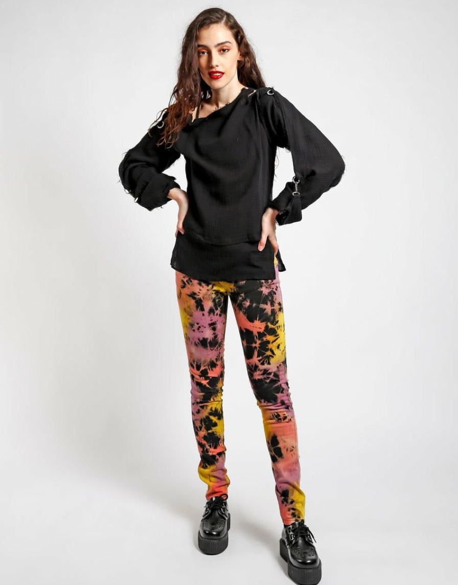 Women * | Trippnyc.Com Punk Top Women Black