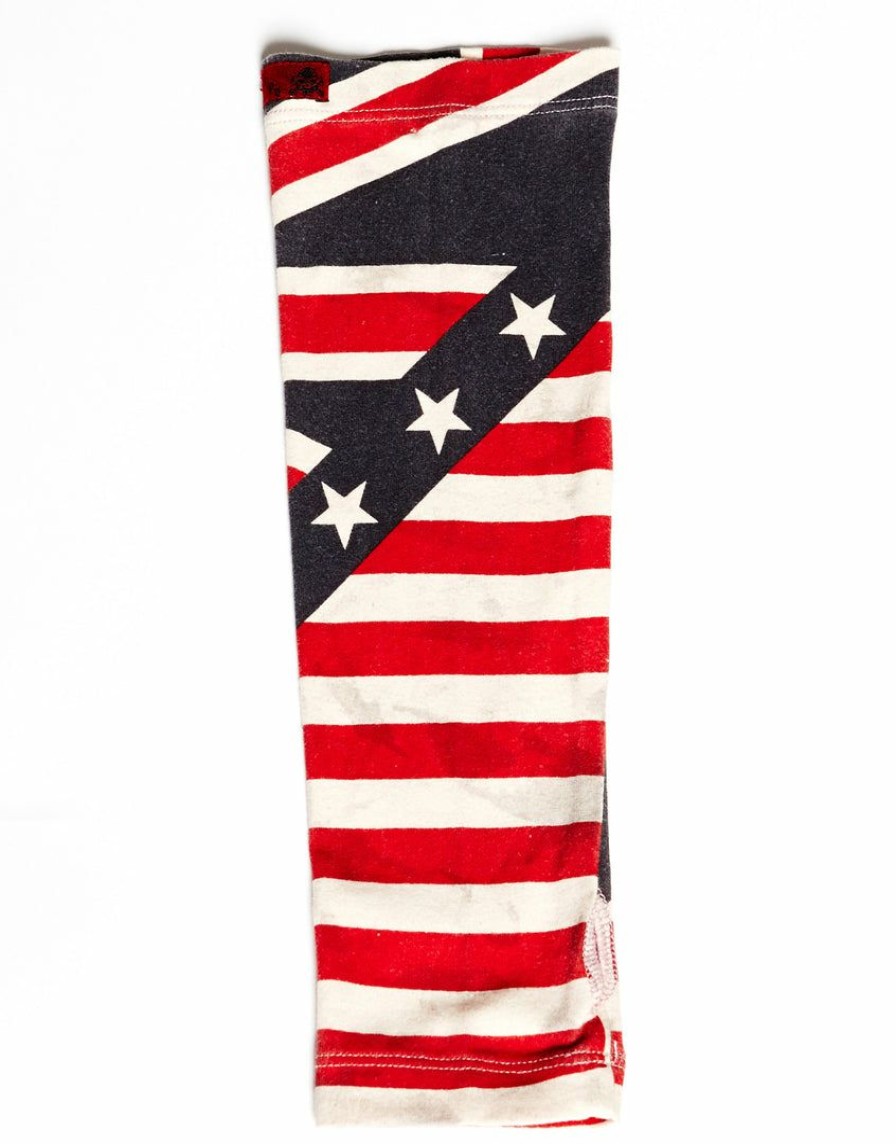 Women * | Trippnyc.Com Patriotic Armwarmer Women Red/White/Blue