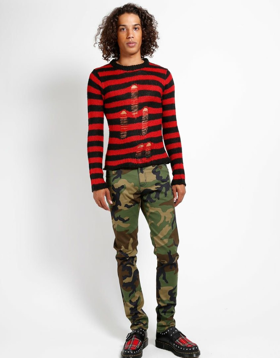 Bottoms * | Trippnyc.Com Rocker Jean Men Camo