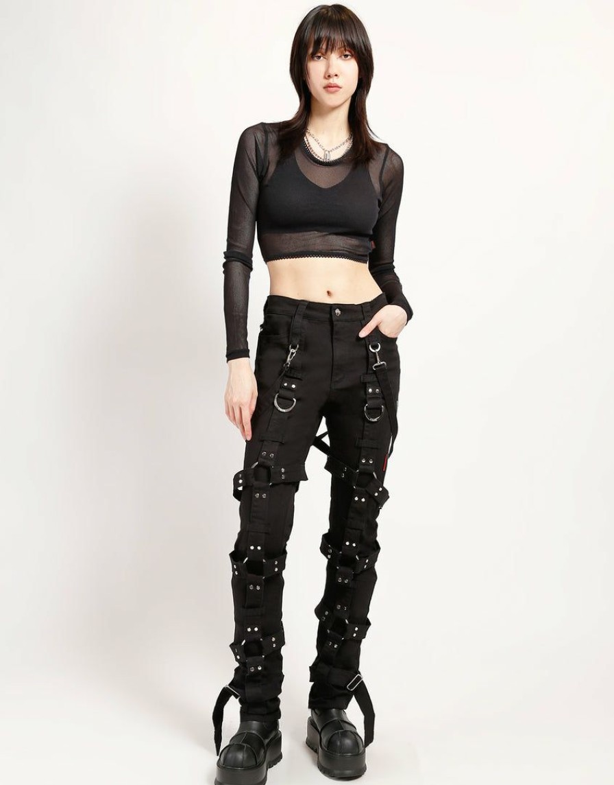 Women * | Trippnyc.Com Women The Harness Pant Black