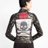 Women * | Trippnyc.Com Punk Alive Jacket Women Black