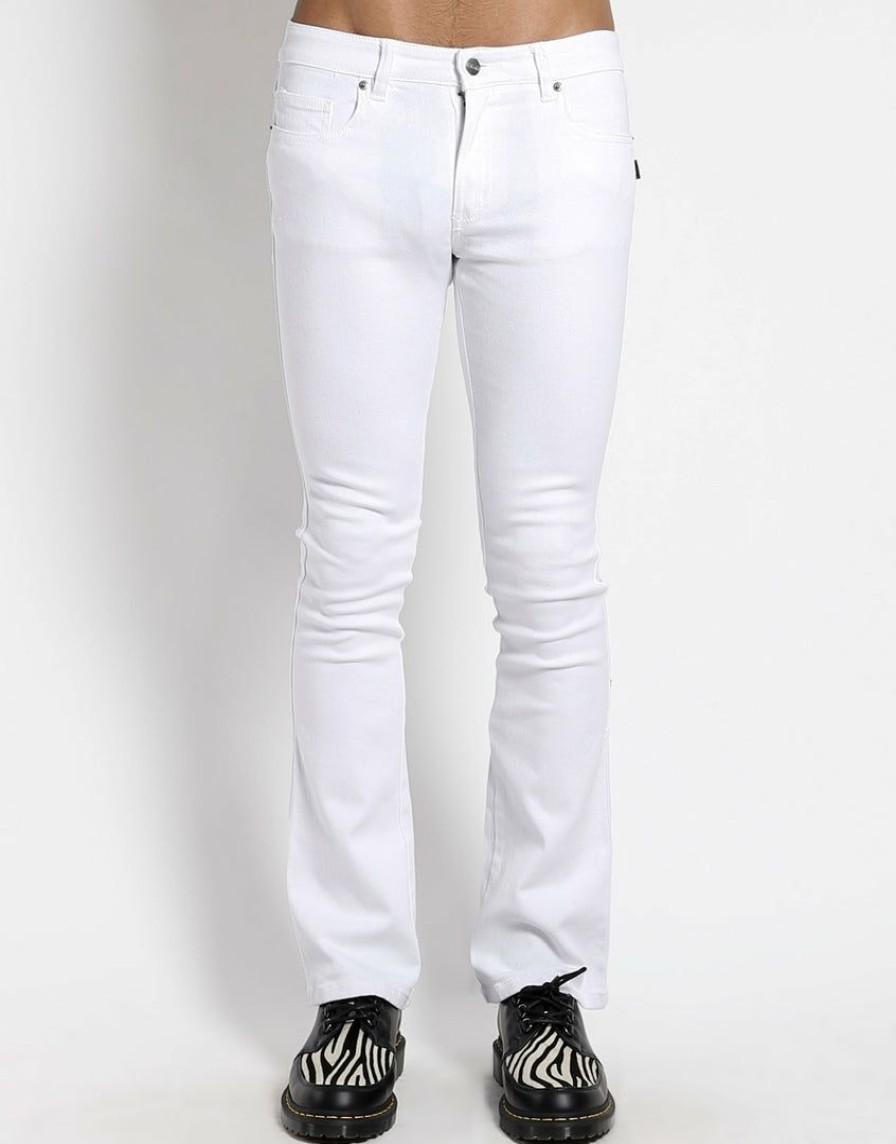 Bottoms * | Trippnyc.Com Trash & Vaudeville Bootcut Jean White