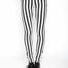 Women * | Trippnyc.Com T-Back Jean Wide Stripe White/Black Wide Stripe