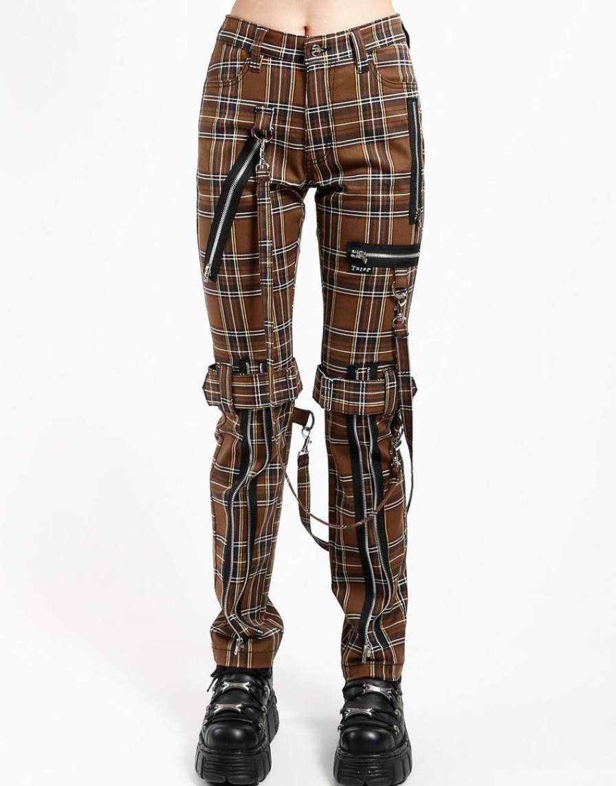 Women * | Trippnyc.Com Bondage Pant Desert Plaid