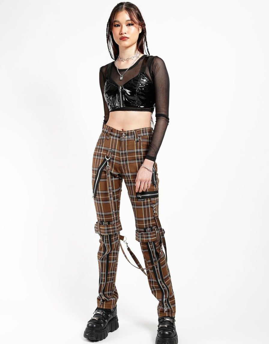 Women * | Trippnyc.Com Bondage Pant Desert Plaid