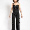 Women * | Trippnyc.Com Women Jett Jumpsuit Black