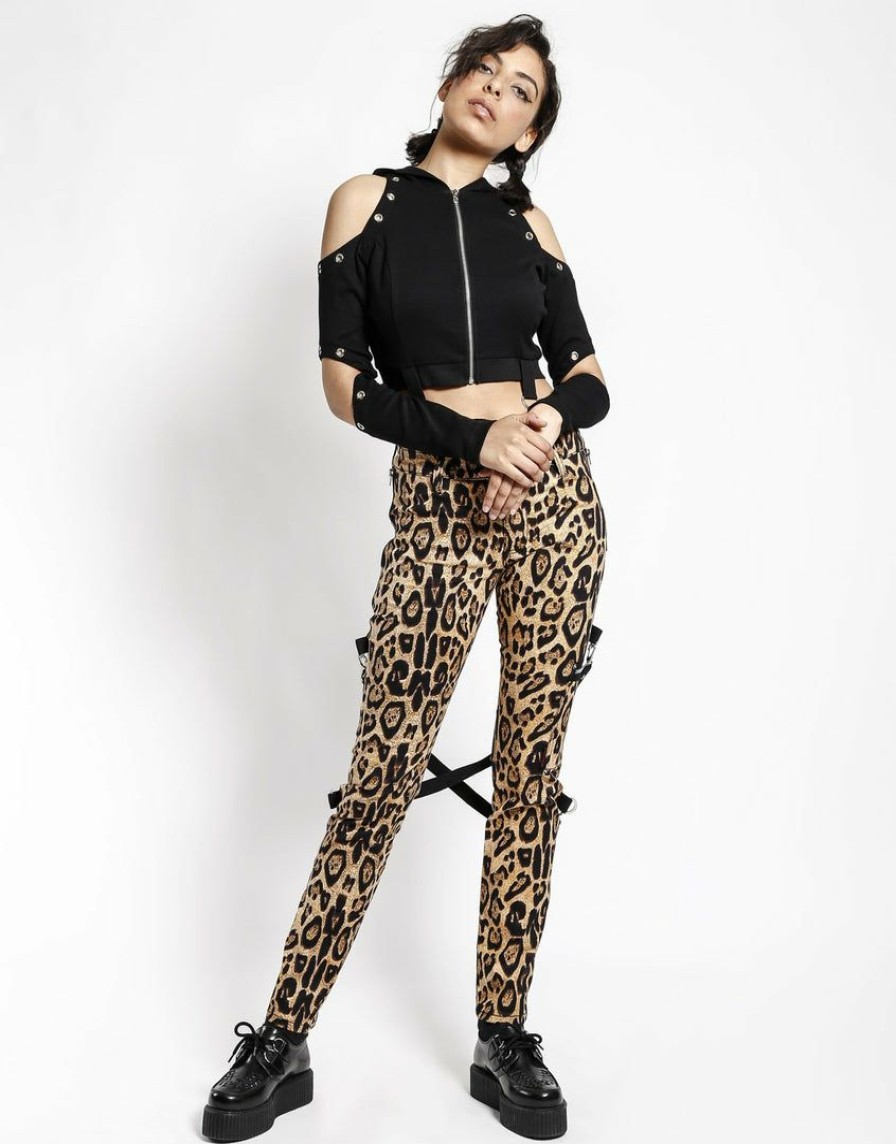 Women * | Trippnyc.Com Women Chaos Pant Leopard Natural Leopard