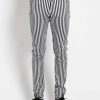 Bottoms * | Trippnyc.Com Narrow Stripe Rocker Jean Small Black/White Stripe