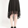 Women * | Trippnyc.Com Women Royal Maiden Hi Lo Skirt Black