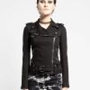 Women * | Trippnyc.Com Wild Child Moto Women Black