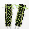 Women * | Trippnyc.Com Women Lolita Armwarmer Lime Black/Lime