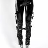 Women * | Trippnyc.Com Women Vinyl Chaos Pant Black