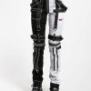 Women * | Trippnyc.Com Split Para Pant Black/White