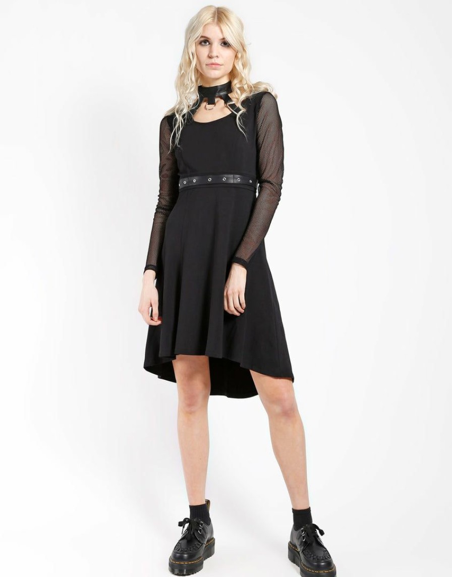 Women * | Trippnyc.Com Choker Dress Women Black