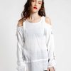 Women * | Trippnyc.Com Women Punk Top White