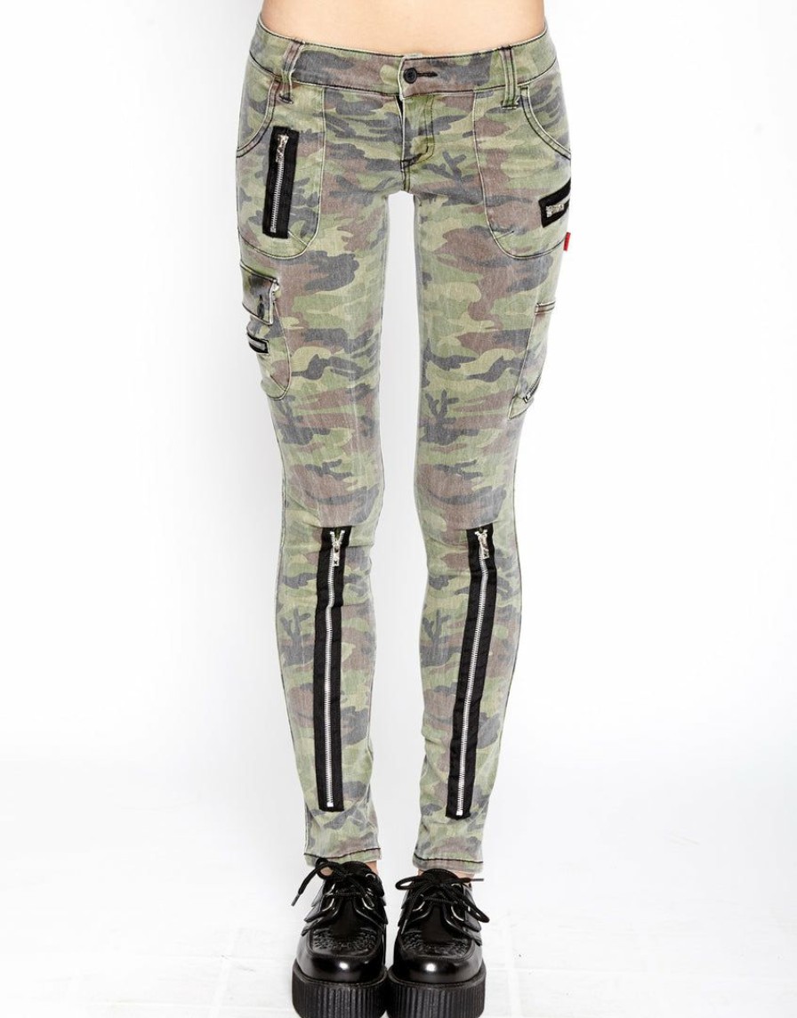 Women * | Trippnyc.Com Exploited Pant Women Camo