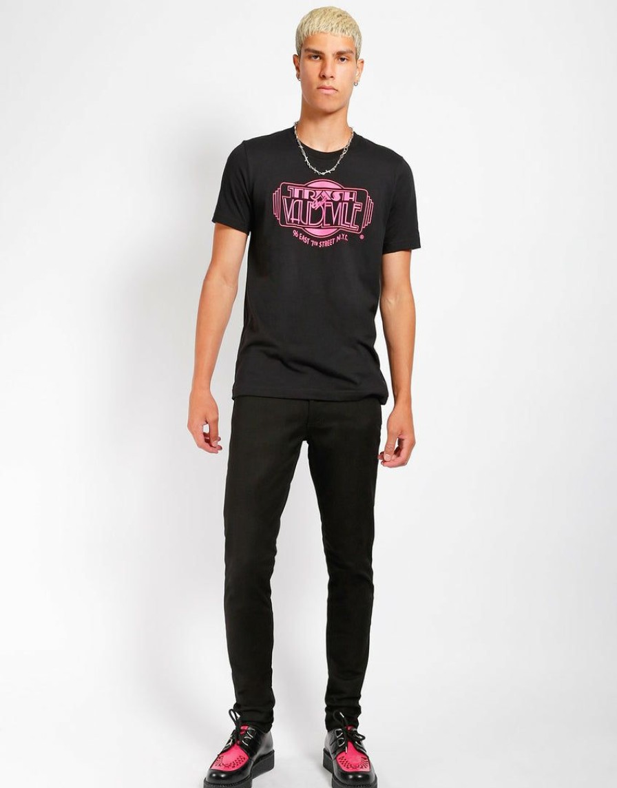 Bottoms * | Trippnyc.Com Rocker Jean Men Black