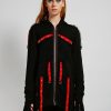 Women * | Trippnyc.Com Midnight Hoody Women Black/Red