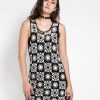 Women * | Trippnyc.Com Shift Dress Women Grey/Black/White