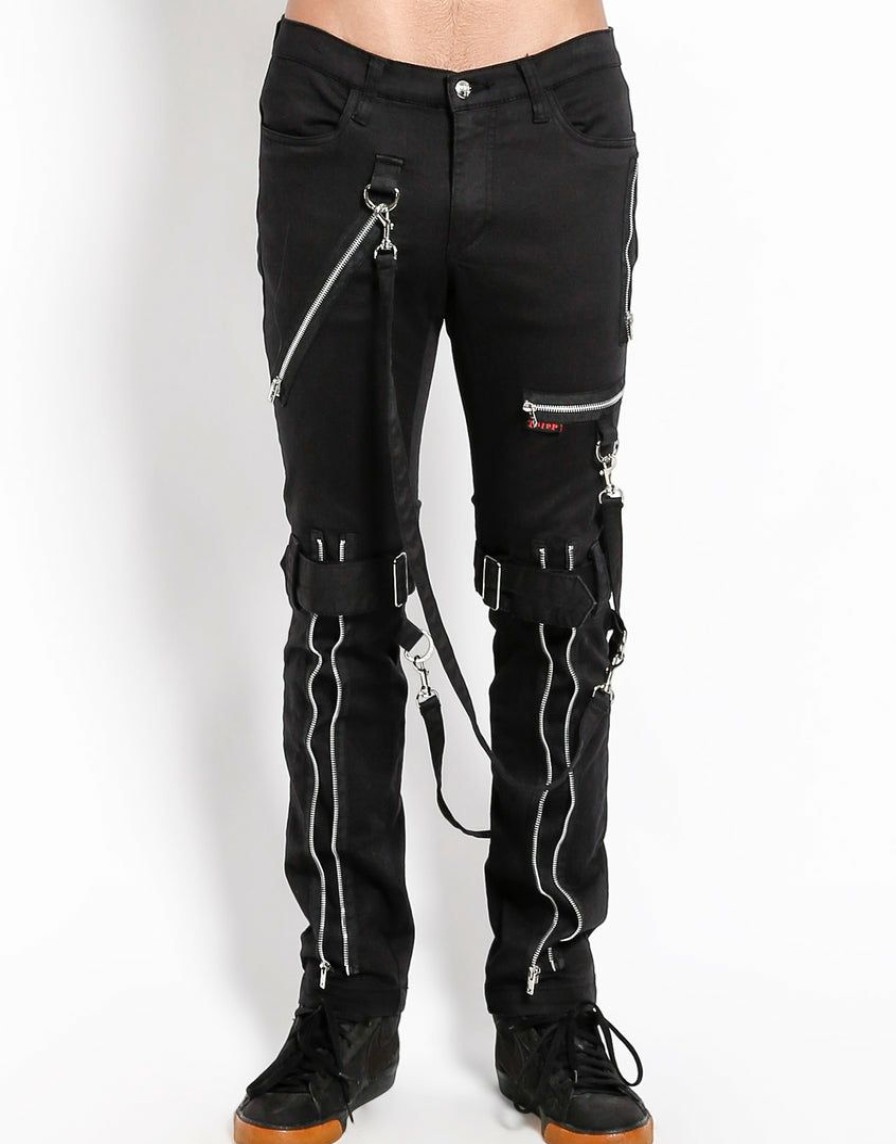 Bottoms * | Trippnyc.Com Bondage Pant Men Black