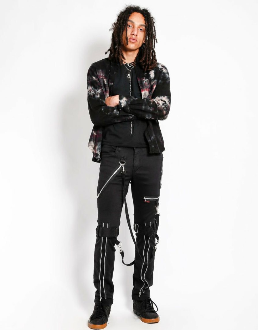 Bottoms * | Trippnyc.Com Bondage Pant Men Black