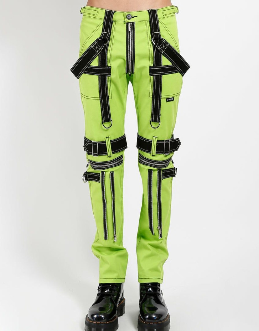 Bottoms * | Trippnyc.Com Para Pant Men Lime