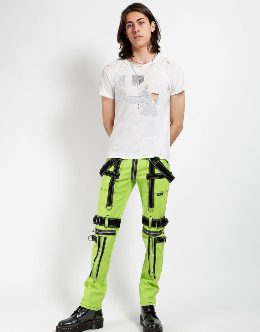 Bottoms * | Trippnyc.Com Para Pant Men Lime