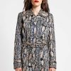 Women * | Trippnyc.Com Jungle Trench Women Blue Python