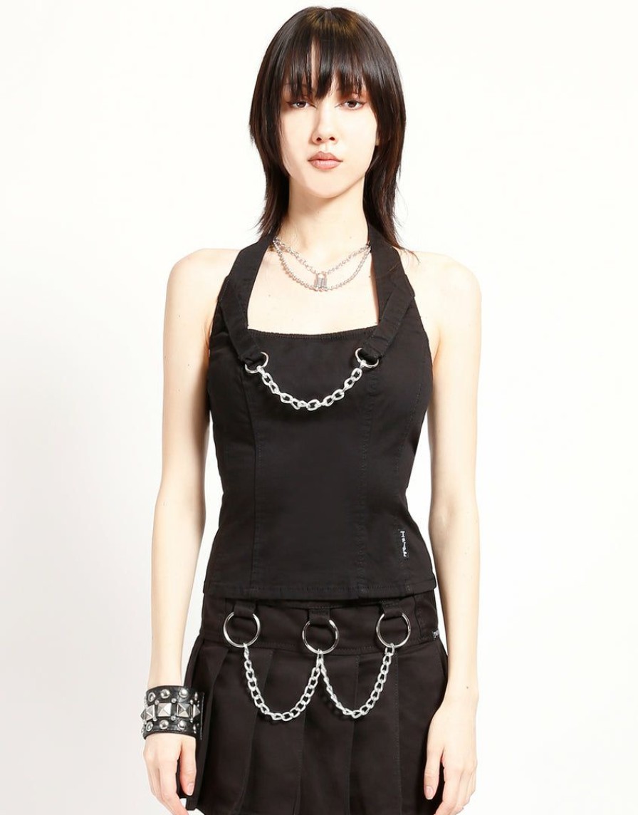 Women * | Trippnyc.Com Mary Chain Corset Black