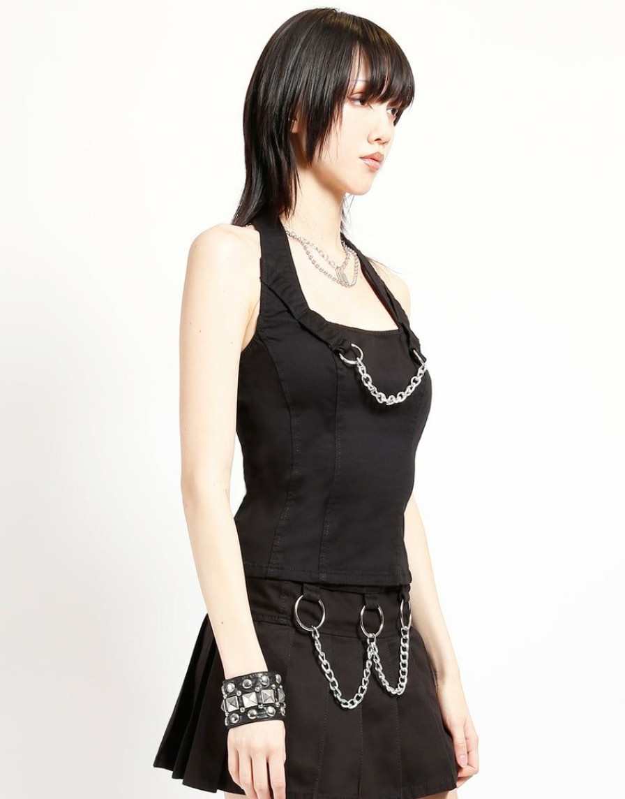 Women * | Trippnyc.Com Mary Chain Corset Black