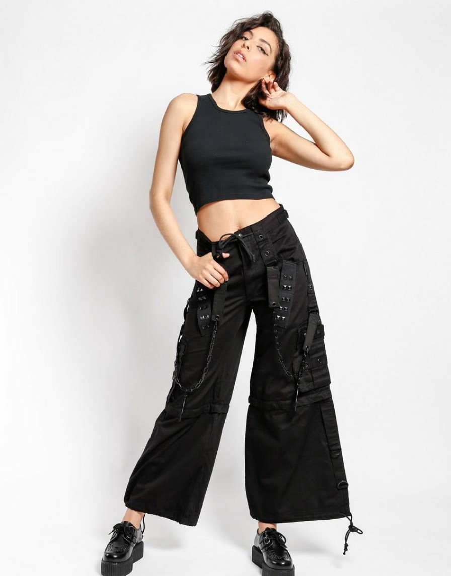 Women * | Trippnyc.Com Lock Up Pant Women Black/Black