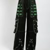 Women * | Trippnyc.Com Electro Pant Green Black/Green