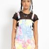 Women * | Trippnyc.Com Women Festival Buckle Short Overall Tie Dye