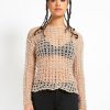 Women * | Trippnyc.Com Holy Punk Sweater Women Ivory