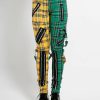 Women * | Trippnyc.Com Madness Pant Yellow/Green Plaid