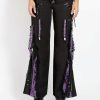 Women * | Trippnyc.Com Enchanted Dark Street Pant Purple Black/Purple