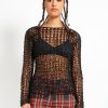 Women * | Trippnyc.Com Holy Punk Sweater Black