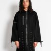 Men * | Trippnyc.Com Men Military Parka Black