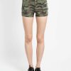 Women * | Trippnyc.Com High Waist Stud Short Camo